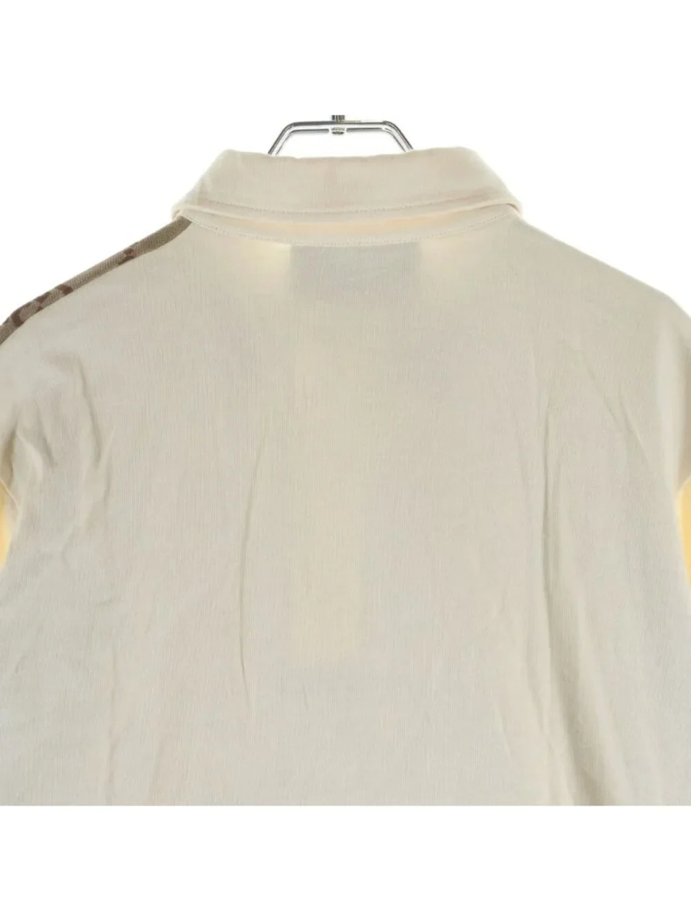 Gucci GG Logo Cotton Polo Shirt Short Sleeve Brown
